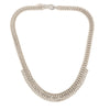 Chains All Around Swarovski Crystal Necklace-Black - omani online