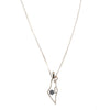 Sterling Silver Map of Israel with Star of David Handmade in Israel