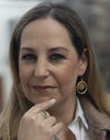 Gold Filled Artisan Dangle Earrings Handmade in Israel