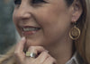 Gold Filled Artisan Dangle Earrings Handmade in Israel