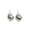 Artisan Hammered Sterling Silver Earrings Handmade in Israel