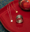 Star of David-Dainty Gold Plated Sterling Silver Handmade in Israel