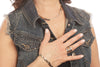 Statement Ring in Sterling Silver and Gold Handmade in Israel