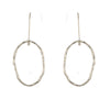 Gold Plated Sterling Silver Hoop Earrings- Handmde in Israel