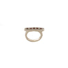 Pink Tourmaline Hammered Sterling Silver Ring – Handmade in Israel