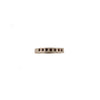 Textured Stackable Sterling Silver Ring with Garnet – Handcrafted in Israel