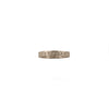 Textured Sterling Silver Ring with Moissanite – Handcrafted in Israel