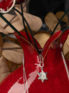 Star of David in Textured Sterling Silver Handmade in Israel