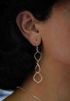 Sterling Silver Dangle Earrings – Handcrafted in Israel