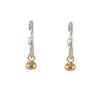 Textured Sterling Silver Hoops Handcrafted in Israel