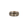 Sterling Silver Meditation Band with Hebrew Inscription Handmade in Israel
