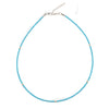 Dainty Turquoise Necklace with Silver Accents