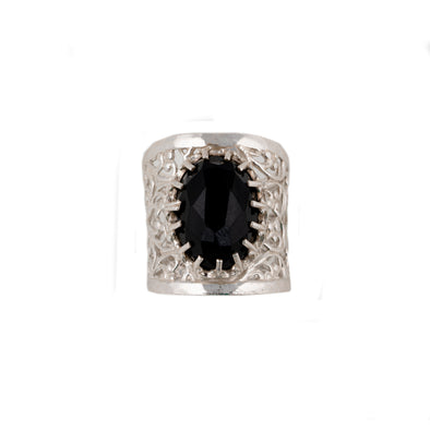 Onyx Ring set in Sterling Silver