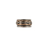 Sterling Silver and Gold Spinning Ring Handmade in Israel