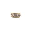 Sterling Silver and Gold Ring Link Design Handmade in Israel