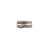 Sterling Silver Textured Band Handcrafted in Israel