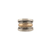 Statement Ring in Sterling Silver and Gold Handmade in Israel
