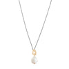 Pearl and Gold Plated Sterling Silver Pendant on Chain