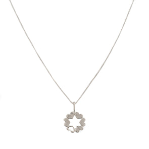 Star of David and Hearts Pendant- Sterling Silver