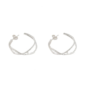 Hoop Earrings- Sterling Silver
