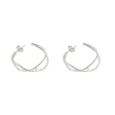 Hoop Earrings- Sterling Silver