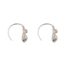 White Freshwater Pearl Earrings in Sterling Silver