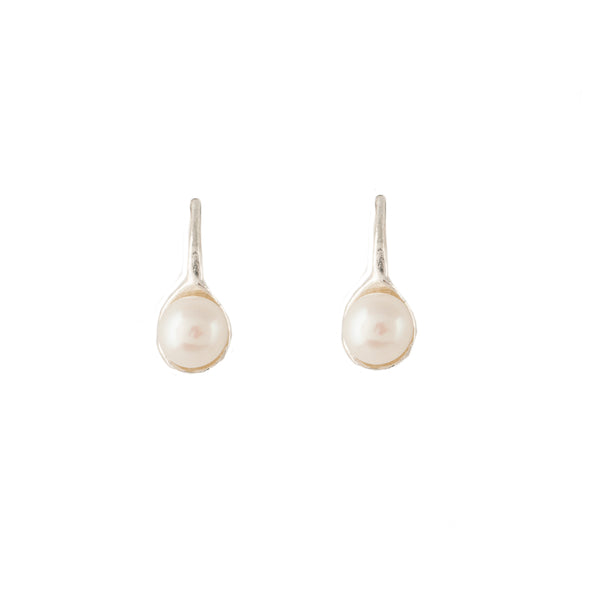 Pearl Earrings Sterling Silver