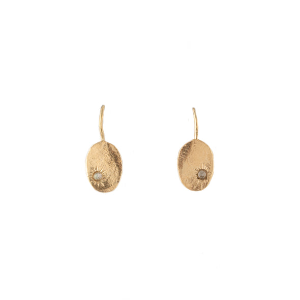 Dainty Gold Plated Sterling Silver Earrings