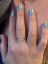 Sterling Silver Engagement Minimalist Style Ring Handmade in Israel