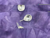 Artisan Hammered Sterling Silver Earrings Handmade in Israel