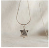 Star of David in Textured Sterling Silver Handmade in Israel