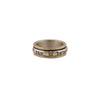 Sterling Silver Meditation Band with Hebrew Inscription Handmade in Israel