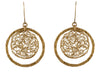 Gold Filled Artisan Dangle Earrings Handmade in Israel