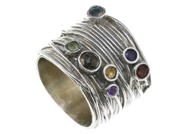 You Color My World Sterling Silver Ring - omani online