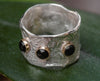 Black Beauty Unisex Sterling Silver Ring - omani online