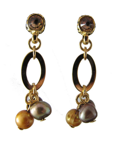 Pretty in Pearl Drops - Gold - omani online
