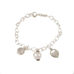 Charmed Bracelet in Sterling Silver - omani online