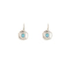 Sunshine Small Sterling Silver Earrings with Blue Opal - omani online