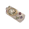 Green  With Envy Amethyst and Gold Ring - omani online