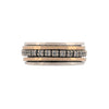 El'Ad Sterling Silver and Gold Spinning Ring - omani online