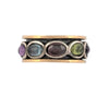 Nirit Multi Color Sterling Silver & Gold Spinning Ring - omani online