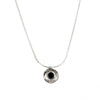 Dainty Sterling Silver Necklace With Amethyst - omani online