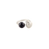 Sterling Silver Pomegranate Ring with Garnet
