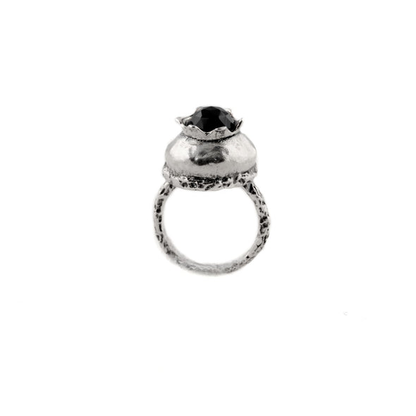 Statement Pomegranate Ring With Garnet stone