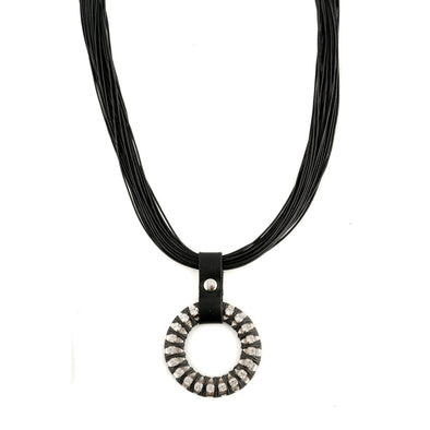Ring Of Bling Swarovski Crystal Necklace - omani online