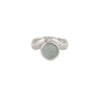 Ancient Roman Glass Sterling Silver Ring