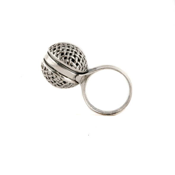 Having A Ball Sterling Silver Ring - omani online