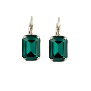 Emerald Green Swarovski Earrings - omani online