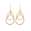 Teardrop Gold Filled Earrings - omani online