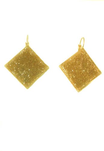Statement Shimmer Earrings in Fine Swarovski Silver Crystals - omani online